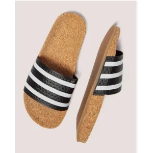 Adidas Women's Adilette Cork Slides, Made in Italy Size 6