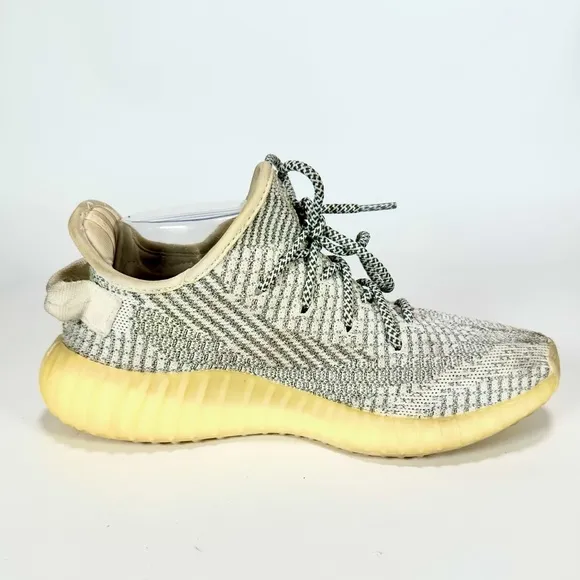 Adidas x YEEZY Boost 350 V2 &quot;Lundmark&quot; Grey Knit Fabric Men’s Sneaker Size 7 1/2
