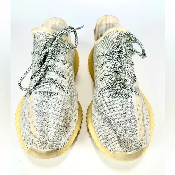 Adidas x YEEZY Boost 350 V2 &quot;Lundmark&quot; Grey Knit Fabric Men’s Sneaker Size 7 1/2