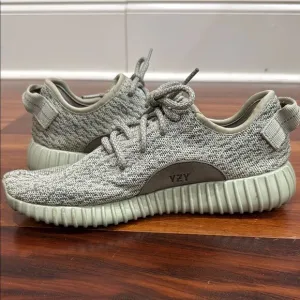 Adidas Yeezy Boost 350 Gray Knit Sneakers Men’s Size 7