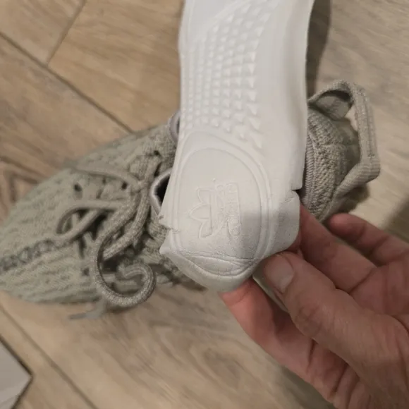 adidas Yeezy Boost 350 Moonrock Gray Knit Sneakers