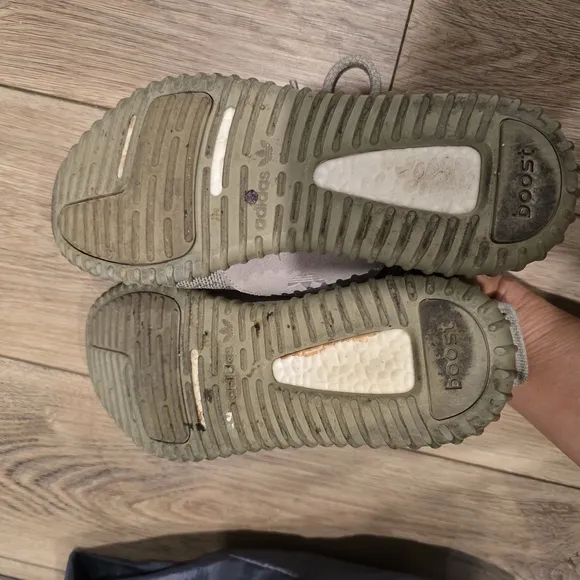 adidas Yeezy Boost 350 Moonrock Gray Knit Sneakers
