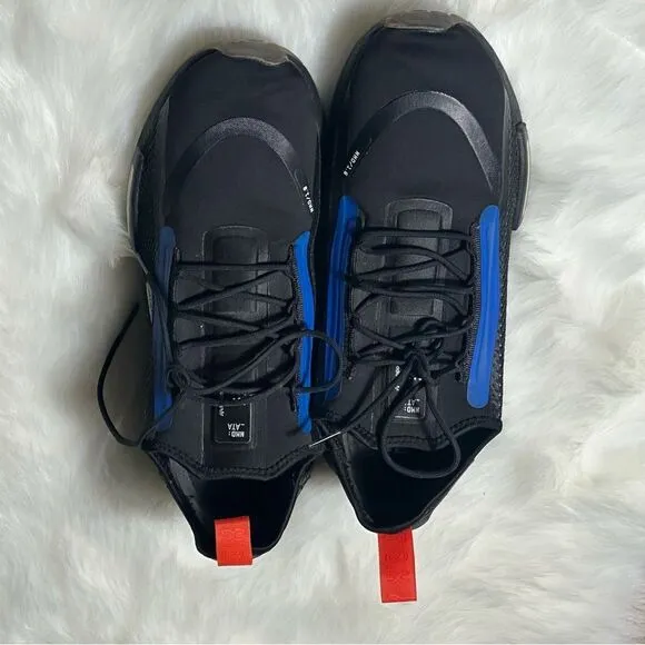 Adidas Black and Blue Futuristic Sneakers