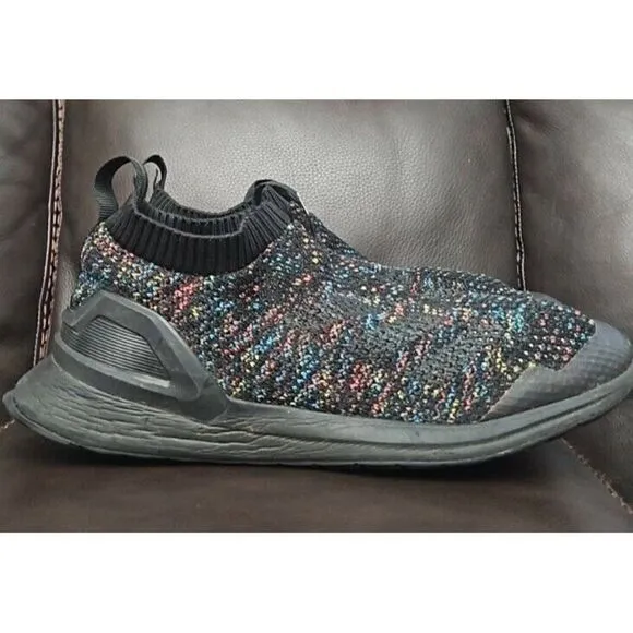 Adidas Boys Rapidarun Knit Athletic Running Shoes Sneakers Size 6