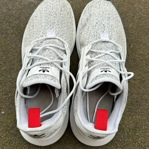 Adidas x_plr knit white &amp; gray sneakers
