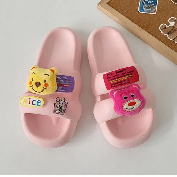 Adorable Pillow Slides Anti-Slip Sandals Ultra Soft Slippers Indoor Outdoor Shoe