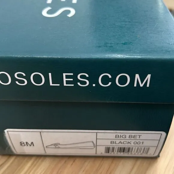 Aerosoles Big Bet Ballet Flats- Black- Size 8 M- NIB