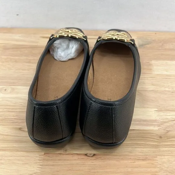 Aerosoles Big Bet Ballet Flats- Black- Size 8 M- NIB