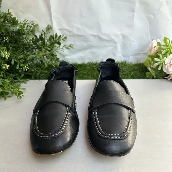 AGL women Mara Loafer  Leather flats size 38.5US size 8.5  gently used