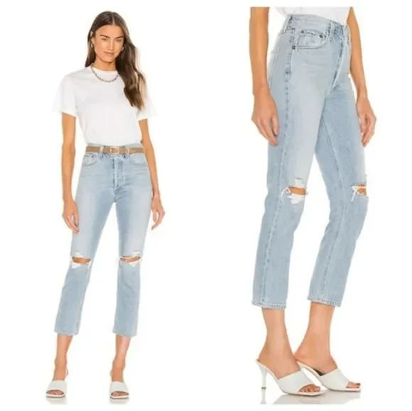 Agolde Riley Jeans Clear Skies