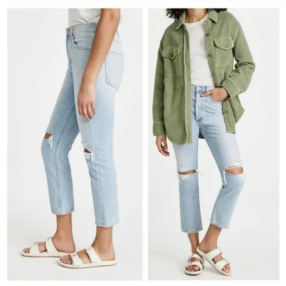 Agolde Riley Jeans Clear Skies