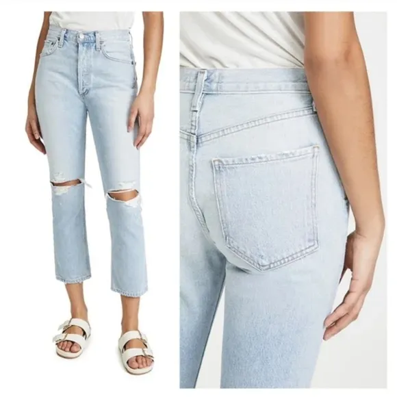 Agolde Riley Jeans Clear Skies