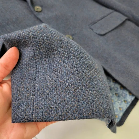 Alan Flusser 100% Wool Mens Blazer Jacket Sz M NWOT