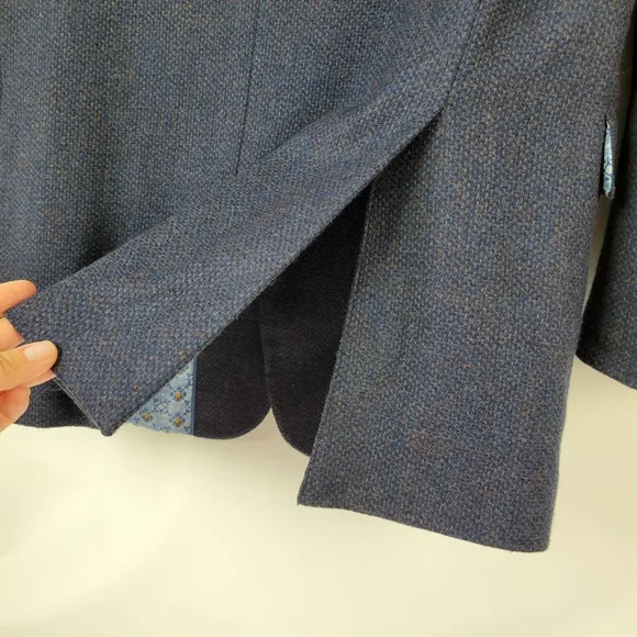 Alan Flusser 100% Wool Mens Blazer Jacket Sz M NWOT
