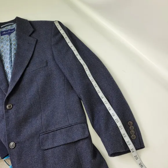Alan Flusser 100% Wool Mens Blazer Jacket Sz M NWOT