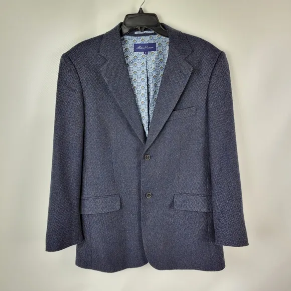Alan Flusser 100% Wool Mens Blazer Jacket Sz M NWOT