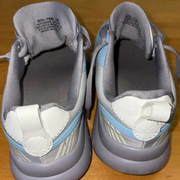 Alegria Rok n Roll Women's Size 36 EU Solstyce Moon Grey Sneakers Shoes EUC