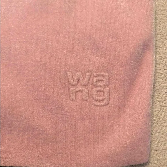 Alexander Wang - Pink Knit Logo Mini Skirt - S | Retail Price: $395
