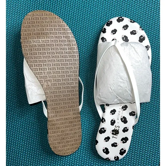Alice   Olivia Stace Face A O x TKees Lily Flip Flop Slippers