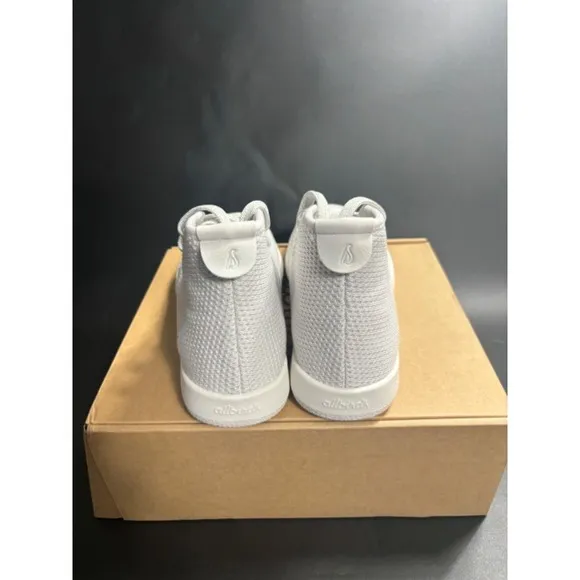 Allbird NIB Tree‎ Topper Knit High Top Sneakers in Chalk Size 7