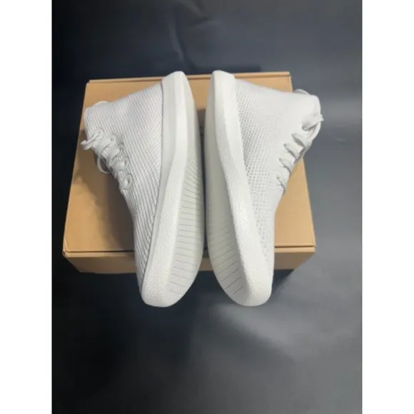 Allbird NIB Tree‎ Topper Knit High Top Sneakers in Chalk Size 7