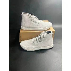 Allbird NIB Tree‎ Topper Knit High Top Sneakers in Chalk Size 7