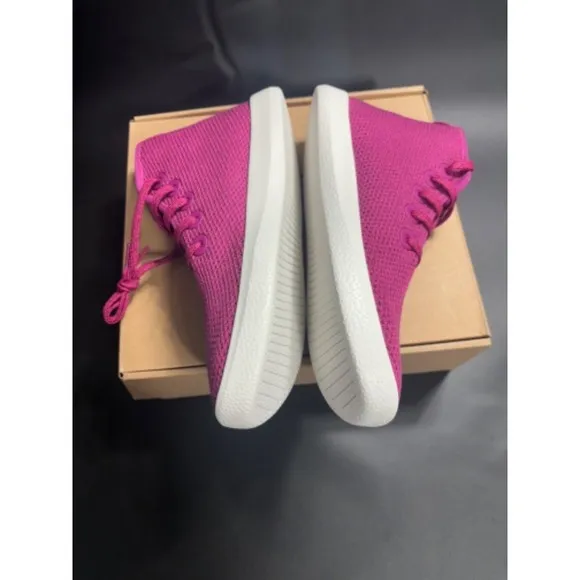 Allbird NIB Tree Topper Knit High Top Sneakers in Pink Size 7