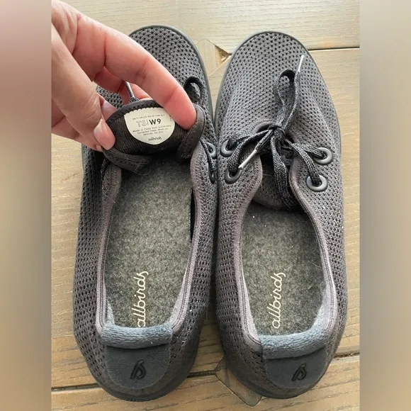 Allbirds Black Sneakers Lightweight Knit Design