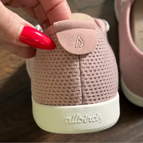 Allbirds Pink Sneakers Lightweight Knit Design