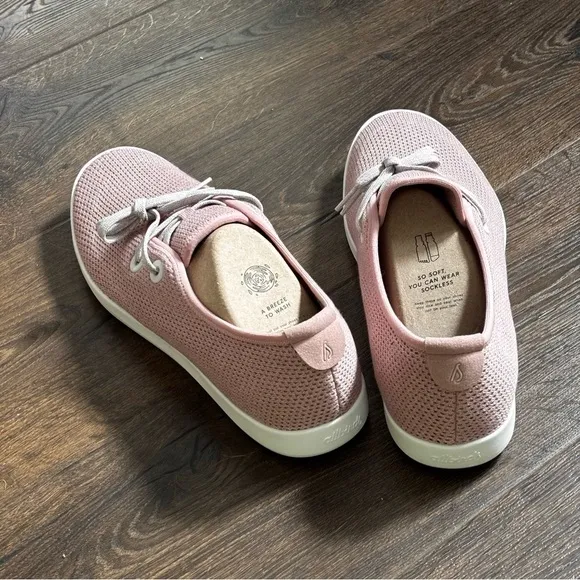 Allbirds Pink Sneakers Lightweight Knit Design