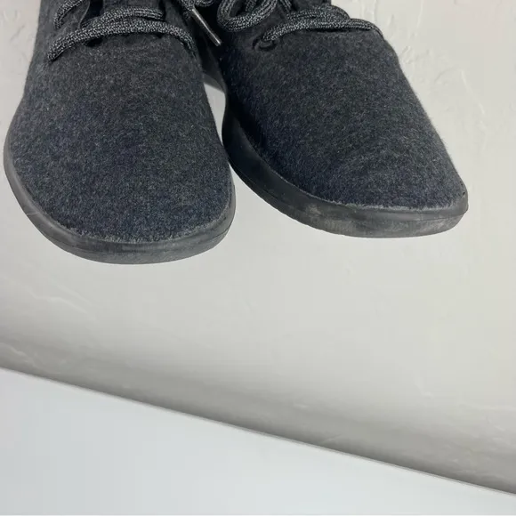 Allbirds Sneakers Shoes Wool Runners Solid Dark Charcoal Gray Black Knit‎