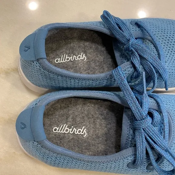 Allbirds Sneakers Size 5 Blue Knit Tree Skippers NWOB