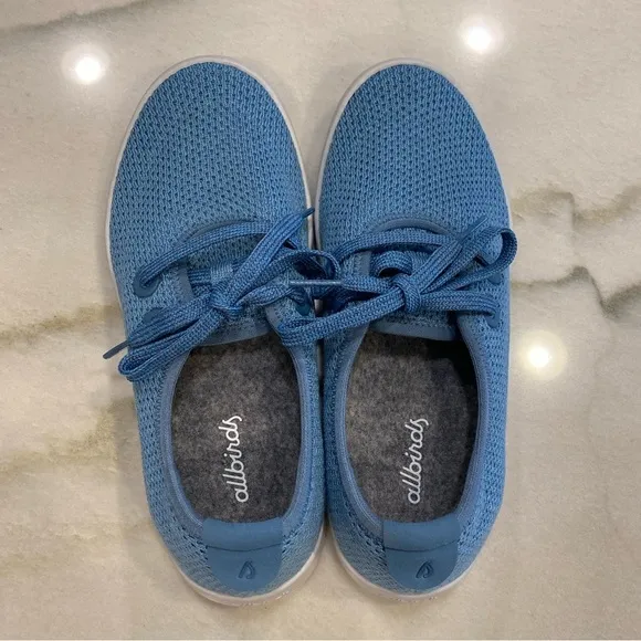 Allbirds Sneakers Size 5 Blue Knit Tree Skippers NWOB