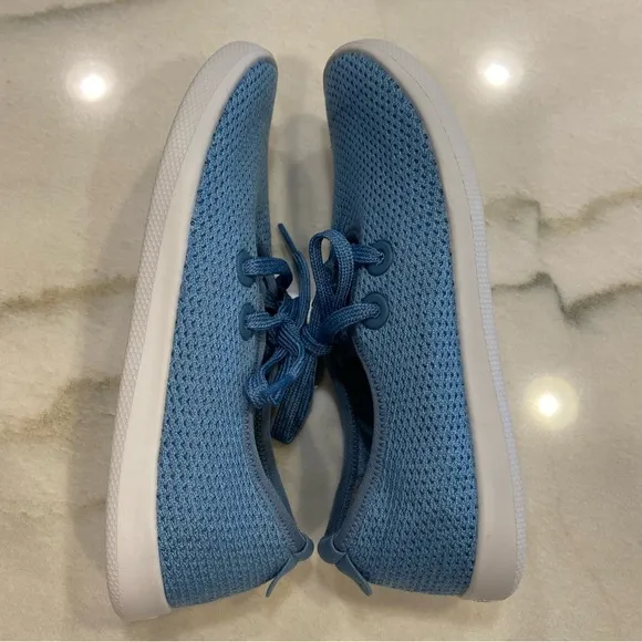 Allbirds Sneakers Size 5 Blue Knit Tree Skippers NWOB