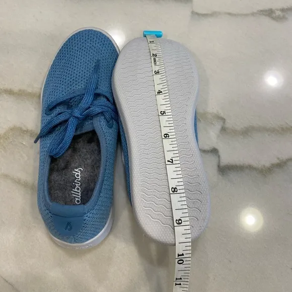 Allbirds Sneakers Size 5 Blue Knit Tree Skippers NWOB