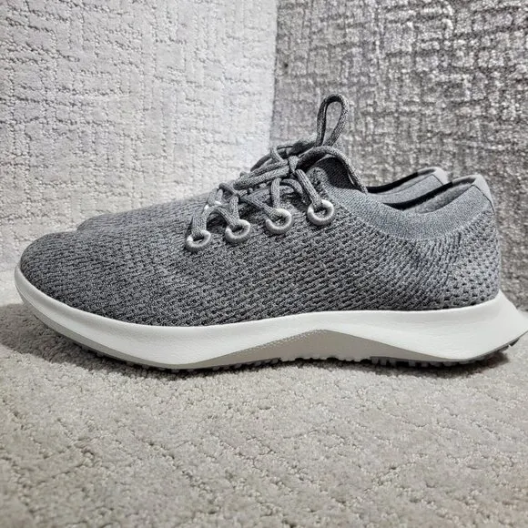 Allbirds Tree Dasher 2 Lt. Men's Size 14 US Gray Knit Lace Up Running Sneakers