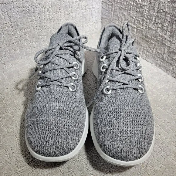 Allbirds Tree Dasher 2 Lt. Men's Size 14 US Gray Knit Lace Up Running Sneakers
