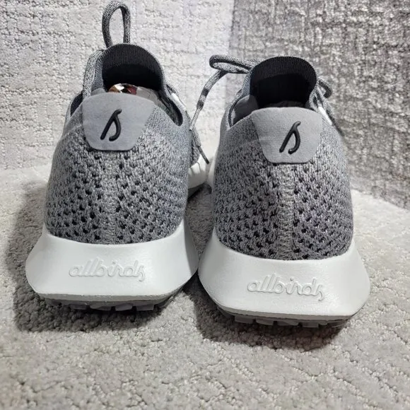 Allbirds Tree Dasher 2 Lt. Men's Size 14 US Gray Knit Lace Up Running Sneakers