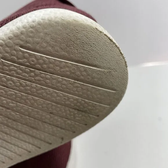 Allbirds Tree Toppers High Top Sneakers TT Men’s US 12 Burgundy Red Knit Lace Up