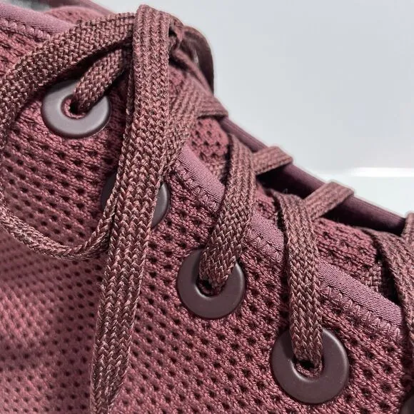 Allbirds Tree Toppers High Top Sneakers TT Men’s US 12 Burgundy Red Knit Lace Up