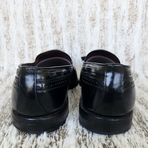Allen Edmonds &quot;Manchesters&quot; Black Leather Wingtip Loafers | Size 10.5
