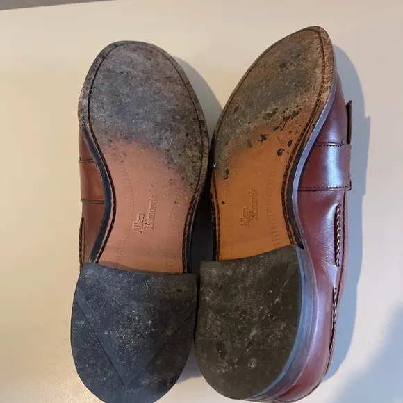 Allen Edmonds Cornelius Brown Tassel Loafer With Braided Trim - Size 11