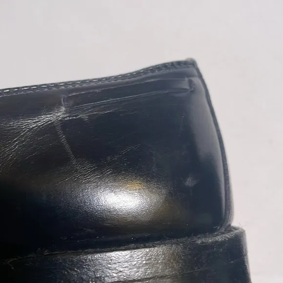 ALLEN EDMONDS Grayson Tassel Dress Loafer Shoes Sz 9D Black Leather