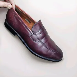 Allen Edmonds Lake Forest Men's 9.5 Red penny Loafers