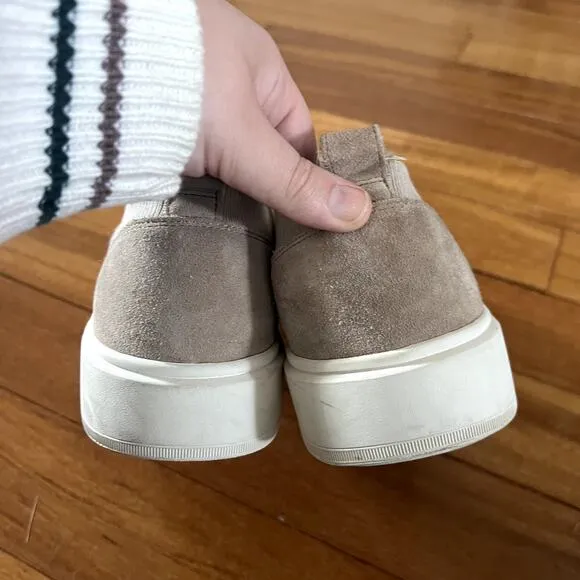 Allen Edmonds Light Brown Oliver Knit Sneakers Size 9 Men's