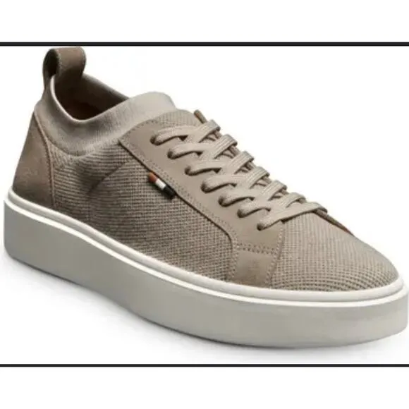 Allen Edmonds Light Brown Oliver Knit Sneakers Size 9 Men's