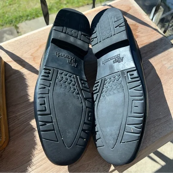 Allen Edmonds Loafers Mens Size 10D Nashua Brown/Black Leather Tassel