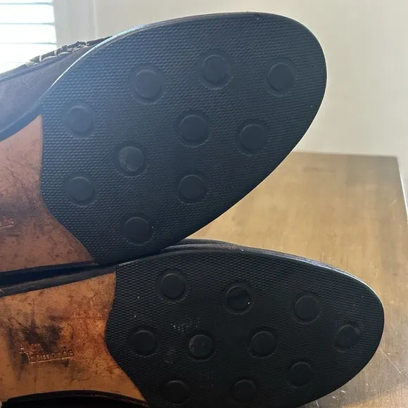 Allen Edmonds Loafers Men's Size 12 D Brown Suede Keene Shoes Stitched *READ*