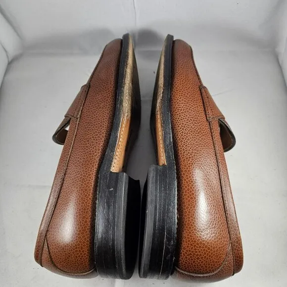 Allen Edmonds Men's Hamilton Tan Dress Shoes Size 5.5E Made In U.S.A
