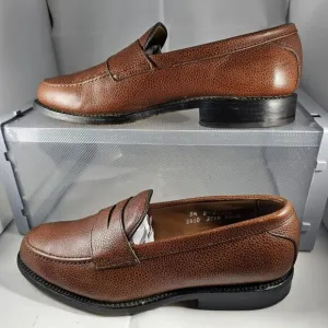 Allen Edmonds Men's Hamilton Tan Dress Shoes Size 5.5E Made In U.S.A